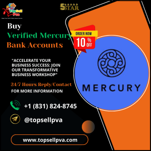 Buy Verified Mercury Bank Accounts