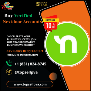 Buy Verified Nextdoor Accounts