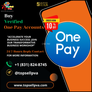 Buy Verified One Pay Accounts