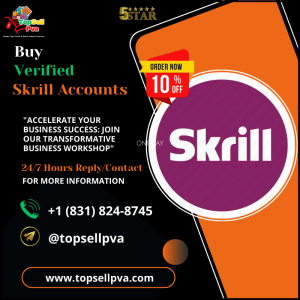 Buy Verified Skrill Accounts