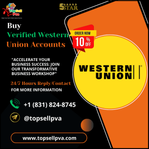 Buy Verified Western Union Accounts