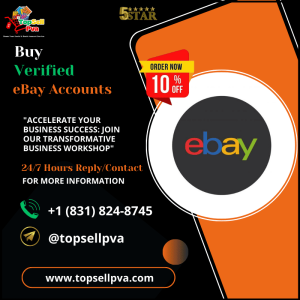 Buy Verified eBay Accounts